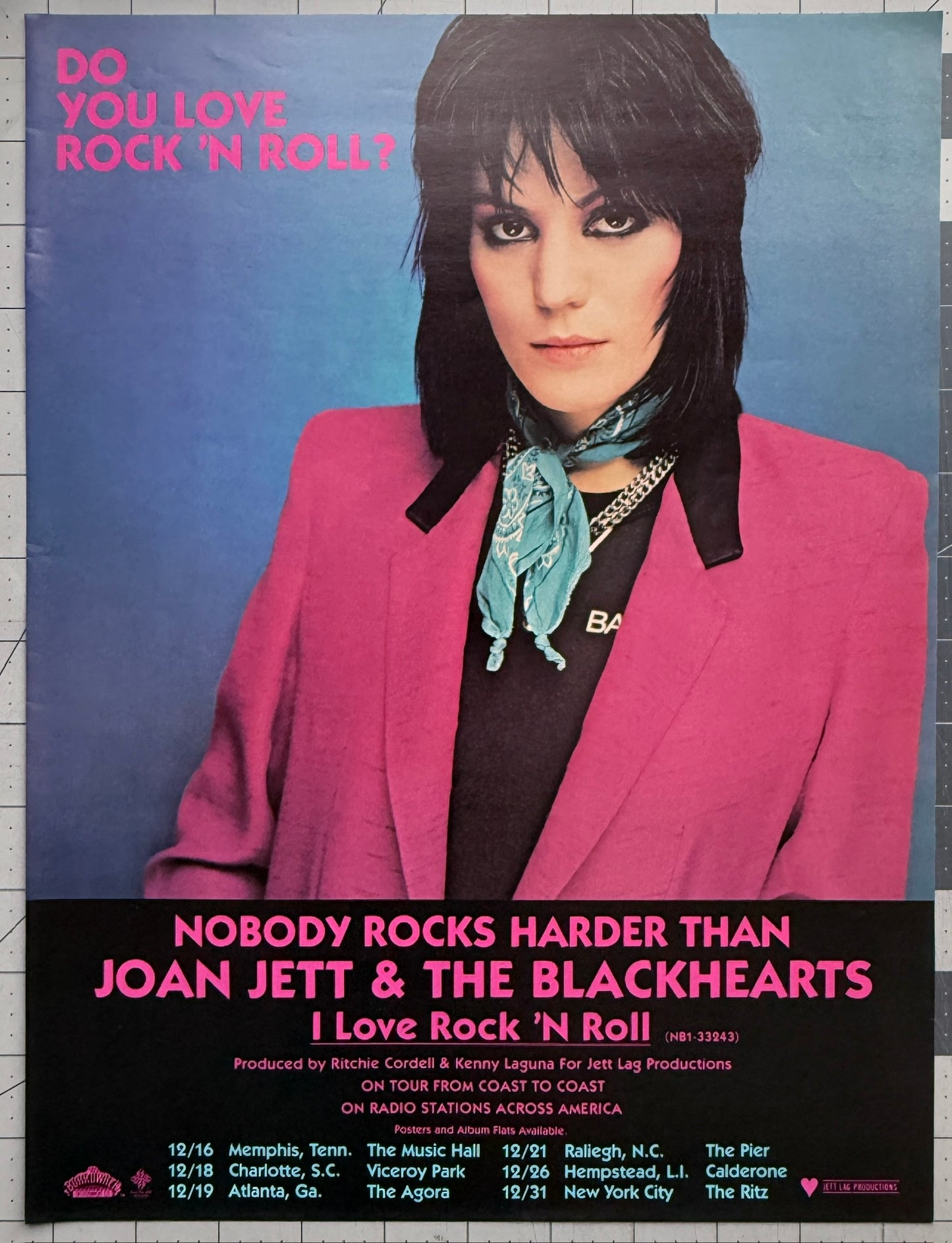 Joan Jett - I Love Rock 'n Roll - 1981 Original Industry Album Release Ad