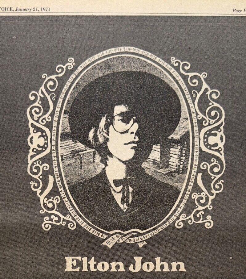 Elton John - Original Album Release Ad - January 1971