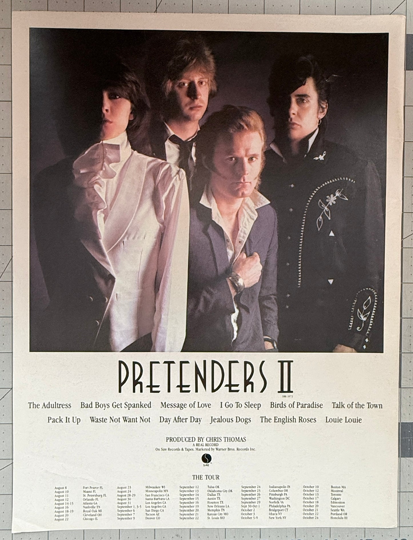 The Pretenders - Pretenders II - 1981 Original Industry Album Release Ad