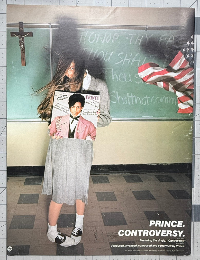 Prince - Controversy - 1981 Original Industry Album Release Ad
