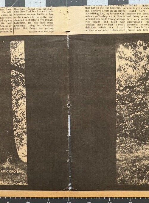 John Lennon/Plastic Ono Band - Album Release Ad - December 1970