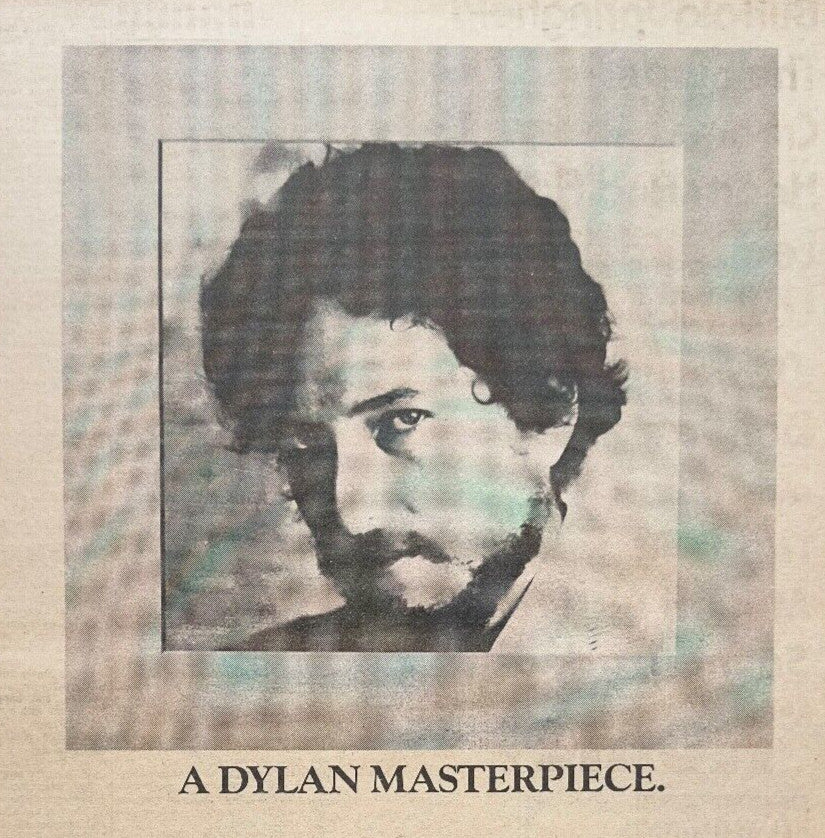 Bob Dylan  - “New Morning” Original Album Release Ad 1971 January Village Voice